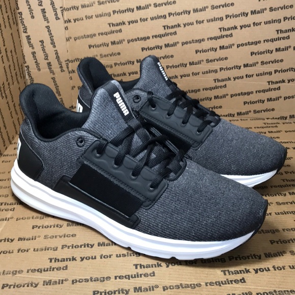 enzo street knit men's running shoes